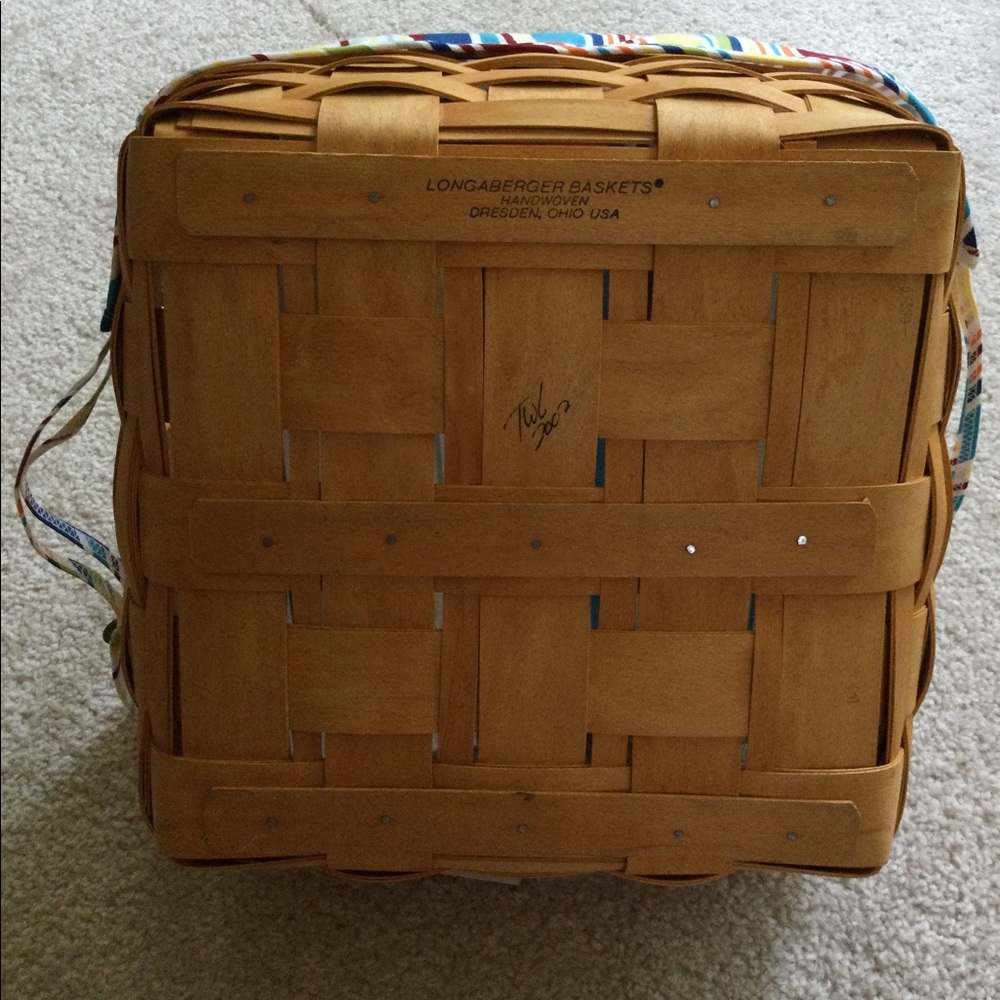 Longaberger Classic Pie Basket Combo Single Handle - Picture 9 of 10